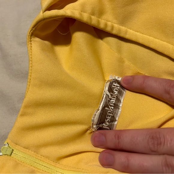 Joseph Ribkoff - 1970s Vintage Flutter Sleeve Maxi - Picture 7 of 11